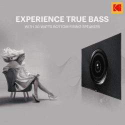 KODAK CA Series 126 cm-50 inch | Ultra HD (4K) LED Smart Android TV with Dolby Digital Plus-50CA7077 | Black