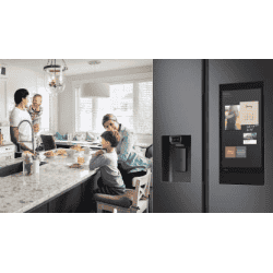 SAMSUNG 657 L Frost Free Side by Side Refrigerator | Gentle Black Matt | RS74T5F01B4/TL