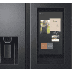 SAMSUNG 657 L Frost Free Side by Side Refrigerator | Gentle Black Matt | RS74T5F01B4/TL