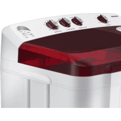 SAMSUNG 8.5 kg Semi Automatic Top Load-WT85R4200RR/TL | Red, Grey