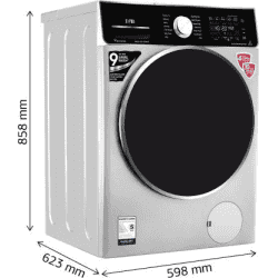 IFB 8.5 kg Refresher 3-in-1 Laundrimagic Wi-fi enabled Inverter with Steam Washer with Dryer with In-built Heater-WD EXECUTIVE ZXS | Black,Silver