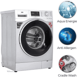 IFB Fully Automatic Front Load | 8 kg | with In-built Heater | Grey | Senator WSS steam