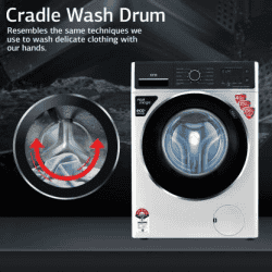 IFB 6.5 Kg 5 Star Fully-Automatic Front Loading Washing Machine | ELENA ZXS | In-Built Heater-3D Wash Technology | Silver