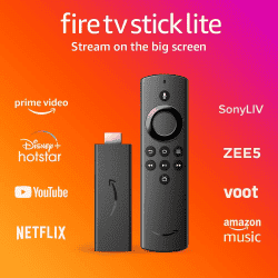 Fire TV Stick Lite 2nd Gen | Alexa Voice Remote Lite | Stream HD Quality Video