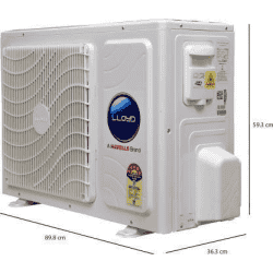 Lloyd . 1.5 Ton 5 Star Split Inverter with PM 2.5 Filter AC | LS18I56WBE | Copper Condenser | White