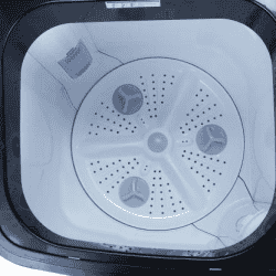 Godrej Semi Automatic Top Load | 8 kg | Black White | WSEDGE ULT 80 5.0 DB2M CSBK