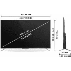 TCL C715 Series | 139 cm (55 inch) | QLED Ultra HD 4K | Smart Android TV | 55C715
