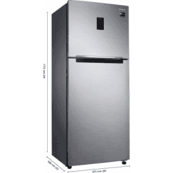 SAMSUNG 394 L Frost Free Double Door 2 Star Refrigerator | RT39M5538S8/TL | Grey