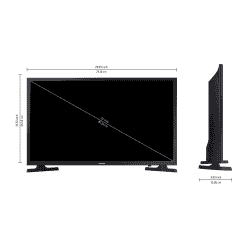 Samsung 4 Series| 80 cm (32 Inch)  | HD Ready LED Smart TV | UA32T4450AKLXL | Titan Grey