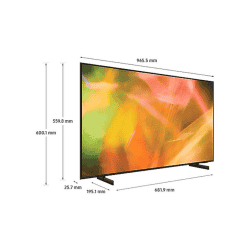 Samsung 8 Series | 108 cm (43 inch) | Ultra HD 4K LED Smart TV | UA43AU8000KLXL | Black