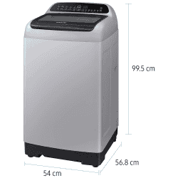 Samsung 6.5 Kg Inverter 5 star Fully-Automatic Washing Machine | WA65T4262VS/TL | Grey