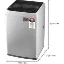 LG 6.5 Kg 5 Star Smart Inverter Fully-Automatic Top Loading Washing Machine | T65SPSF2Z | Grey
