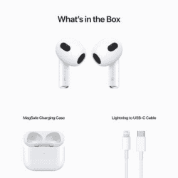Apple Airpods | 3rd Generation | Bluetooth Headset | True Wireless | White | MME73HN/A