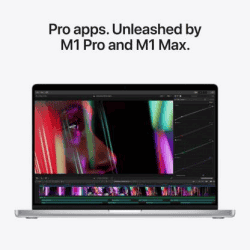 APPLE Macbook Pro M1 Pro Chip | 8-core CPU and 14-core GPU |  M1 Pro | 16 GB/512 GB SSD/Mac OS Monterey | MKGR3HN/A | Silver