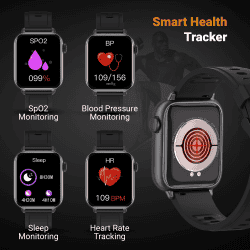 Fire-Boltt Supreme | Borderless LTPS UHD PRO | Smart Watch | Black