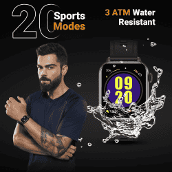 Fire-Boltt Supreme | Borderless LTPS UHD PRO | Smart Watch | Black