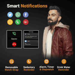 Fire-Boltt Supreme | Borderless LTPS UHD PRO | Smart Watch | Black