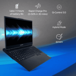Lenovo Legion 5 Core i7 10th Gen | 16 GB/1 TB HDD/256 GB SSD/4 GB Graphics/NVIDIA GeForce GTX 1650 | 15IMH05 | Phantom Black