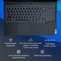Lenovo Legion 5 Core i7 10th Gen | 16 GB/1 TB HDD/256 GB SSD/4 GB Graphics/NVIDIA GeForce GTX 1650 | 15IMH05 | Phantom Black