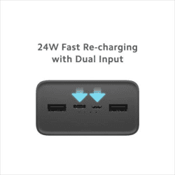 Mi 30000 mAh Power Bank | 18 W | Fast Charging | Black