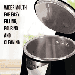 Havells Aqua Plus Electric Kettle | 1500 W | 1.2 L | Black
