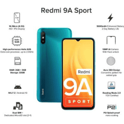 Redmi 9A Sport | 32 GB/3 GB RAM | Coral Green