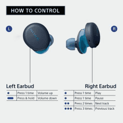 Sony WF-XB700 With 18 Hours Battery Life Bluetooth Headset | Blue