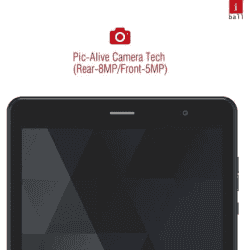 iball iTAB BizniZ Mini Tablet | 2 GB | 32 GB | ]20.32 cm (8 inches) | Wi-Fi+4G | C oal Black