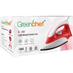 Greenchef D-207 1000 W Dry Iron | Red