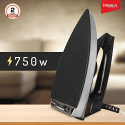 IMPEX Showy 750 W Dry Iron | Black