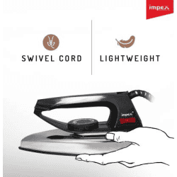 IMPEX Showy 750 W Dry Iron | Black