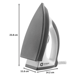 Orient Ultimate 1000 Watts Dry Iron | DIUT10BM | Black