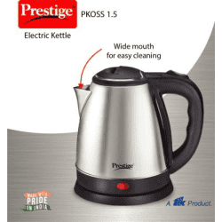 Prestige PKOSS 1.5 Electric Kettle-1.5 L | Silver