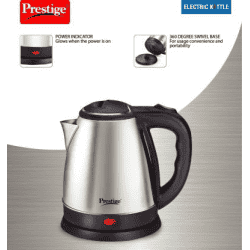 Prestige PKOSS 1.5 Electric Kettle-1.5 L | Silver
