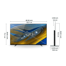 Sony Bravia XR-| 138.8 cm (55 inch) | 4K Ultra HD Smart OLED Google TV XR-55A80J | Black