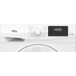 TCL 8 kg Fully Automatic Front Load with In-built Heater | TWF80-G123061A03 | White