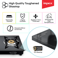 Impex Gas Stove Aspira Elite 3 Burner