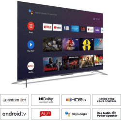 TCL C715 Series 164 cm 65 inch | QLED Ultra HD-4K | Smart Android TV with Handsfree Voice Control | 65C715