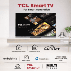 TCL 55 inch-139 cm | QLED Ultra HD-4K Smart Android TV | Mini LED with Video Call Camera  | 55C825 | Graphite Grey