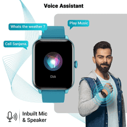 Fire-Boltt Ninja Bluetooth Calling Smartwatch |  SpO2 | Heart Rate Monitoring & AI Voice Assistant |  Free Size | DARK GREEN