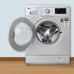 LG 7 Kg 5 Star Inverter Touch Control Fully-Automatic Front Load Washing Machine | HM1207SDL | Silver
