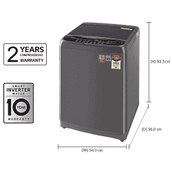 LG 7 Kg 5 Star Fully Automatic Top Load Washing Machine | T70SJMB1Z.ABMQEIL | Middle Black
