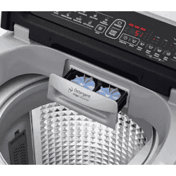 SAMSUNG 8 kg Fully Automatic Top Load | WA80N4360SS | Silver