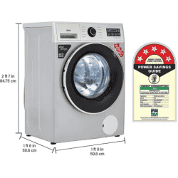 IFB 6 kg 5 Star In-built heater Fully Automatic Front Load with In-built Heater | EVA ZXS | Silver