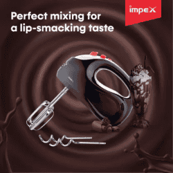 IMPEX by Impex HM 3302 200 W Hand Blender | Black