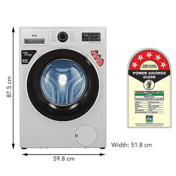 IFB Serena ZSS 7 kg 5 Star Fully Automatic Front Load Washing Machine | Auto Tub Clean | Silver