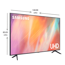 Samsung 7 Series 163cm | 65 Inch-Ultra HD 4K LED Smart TV | UA65AU7700KLXL | Titan Grey