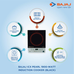 Bajaj Majesty ICX Pearl Induction Cooker | White