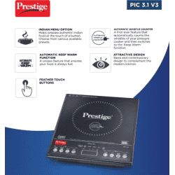 Prestige PIC 3.1 V3 Indian Menu Options Induction Cooktop | 2000 W