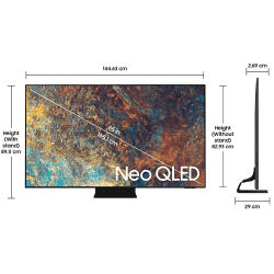 Samsung 163 cm-65 inches 4K Ultra HD Smart QLED TV QA65QN90AAKLXL | Black